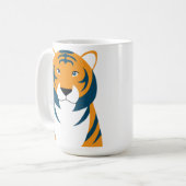 Ein Tigermuzzle. Kaffeetasse (Vorderseite Links)