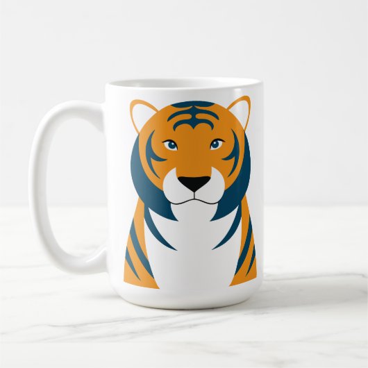 Ein Tigermuzzle. Kaffeetasse (Links)