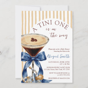 Ein TINI Baby ist unterwegs Baby Shower Einladung