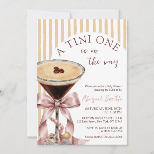 Ein TINI Baby ist unterwegs Baby Shower Einladung