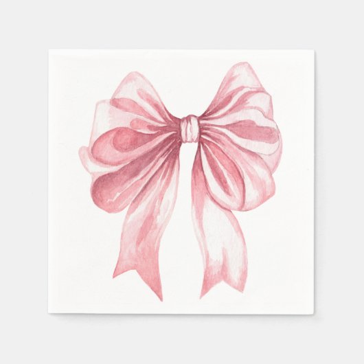 Ein Tini Baby Mädchen Schleife Serviette (Vorderseite)