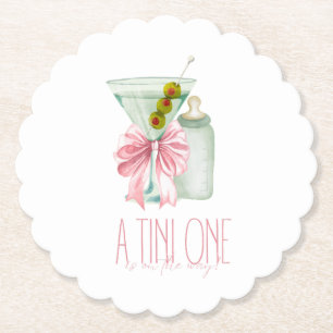 Ein Tini-Baby-Mädchen Untersetzer