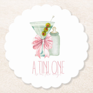 Ein Tini-Baby-Mädchen Untersetzer