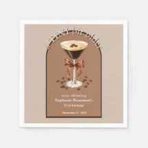 Ein Tini bisschen älter Martini Espresso Braun Bog