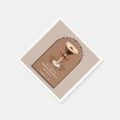 Ein Tini bisschen älter Martini Espresso Braun Bog Serviette (Ecke)