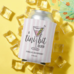Ein Tini bisschen älter Pink Martini Cocktail Gebu Dosenkühler