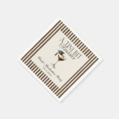 Ein Tini-Bisschen Schlauer Espresso Martini Abschl Serviette (Ecke)