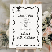 Ein Tini Bit Ältere Espresso Martini Willkommenspe Poster