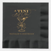 Ein Tini-Bit Ältere Martini-Foil gestempelt Napkin Servietten Mit Folie (Vorderseite)