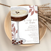 Ein Tini-Bit in Liebe Espresso Martini Brautparty Einladung
