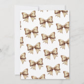 Ein Tini-Bit in Liebe Espresso Martini Brautparty Einladung (Rückseite)