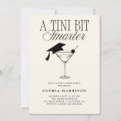 Ein Tini-Bit intelligenter Abschluss Einladung (Vorderseite)