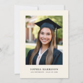 Ein Tini-Bit intelligenter Abschluss Einladung (Rückseite)