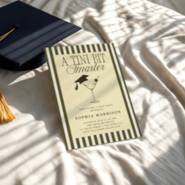 Ein Tini-Bit intelligenter Abschluss Einladung