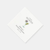 Ein Tini-Bit intelligenter Abschluss Serviette (Ecke)