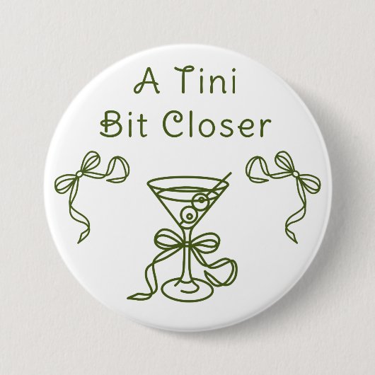 Ein Tini-Bit Nahes Brautparty Button (Vorderseite)