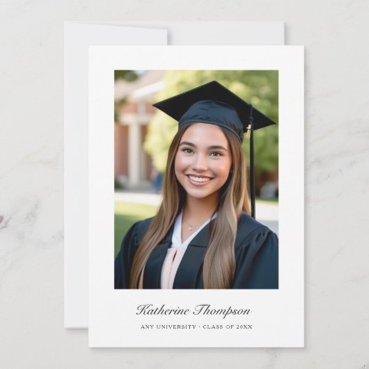 Ein Tini Bit Smarter Espresso Martini-Abschluss Einladung (Rückseite)