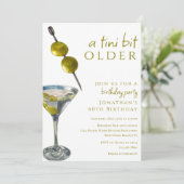 Ein Tini etwas älter zwei Oliven schmutzige Martin Einladung (Stehend Vorderseite)