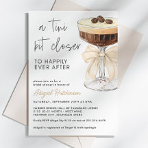 Ein Tini etwas Naher Bow Espresso Martini Bridal