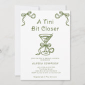 Ein Tini etwas Naher handgezogenes Brautparty Einladung (Vorderseite)