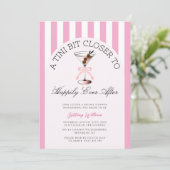 Ein Tini etwas Naher, um glücklich immer nach Brid Einladung (Stehend Vorderseite)