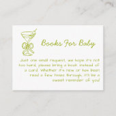 Ein Tini One Doodle Dirty Martini Bücher für Baby Begleitkarte (Vorderseite)