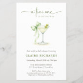 Ein Tini One ist auf dem Weg - Budget-Baby-Party Flyer (Vorne)