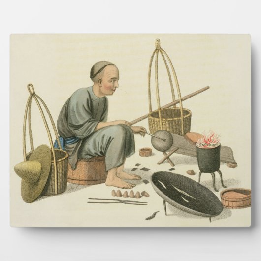 Ein Tinker, Teller 37 von "Das Kostüm der China", Fotoplatte (Vorderseite)