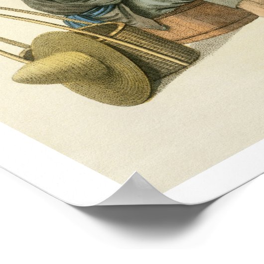 Ein Tinker, Teller 37 von "Das Kostüm der China",  Poster (Ecke)