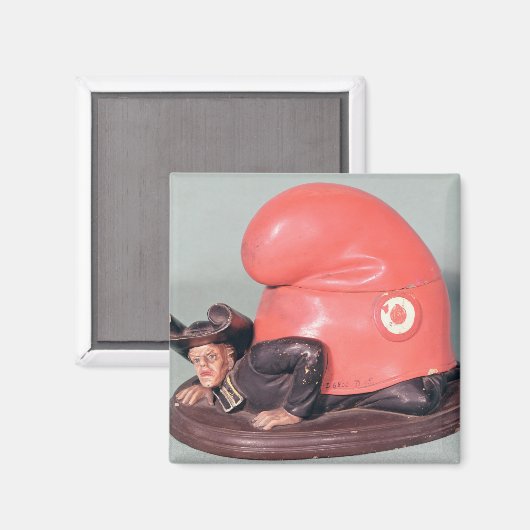 Ein Tintenfisch oder ein Tabaktopf Magnet (Vorderseite/Rückseite)