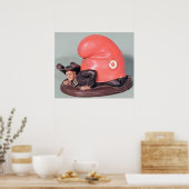 Ein Tintenfisch oder ein Tabaktopf Poster (Küche)