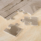 Ein Tintengemälde eines Wolfpuzzles Puzzle (Seite)