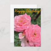 Ein Tipp von Z "Happy Birthday" Karte! Dankeskarte (Vorne/Hinten)