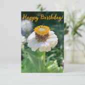 Ein Tipp von Z "Happy Birthday" Karte! Dankeskarte (Stehend Vorderseite)