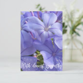 Ein Tipp von Z "Mit dem besten Beileid" Dankeskarte (Stehend Vorderseite)