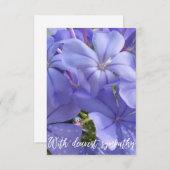 Ein Tipp von Z "Mit dem besten Beileid" Dankeskarte (Vorne/Hinten)