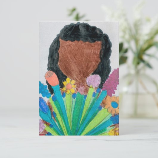 Ein Tipp von Z "Self Loving Mel"-Karte Dankeskarte (Stehend Vorderseite)