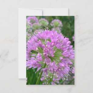 Ein Tipp Z "Light Lavendel floral" Karte