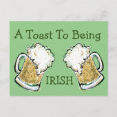 Ein Toast für die Iren Postkarte (Vorderseite)