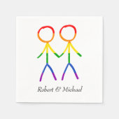 Ein Toast für uns Serviette (Vorderseite)