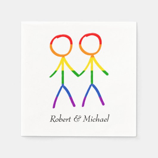 Ein Toast für uns Serviette (Vorderseite)