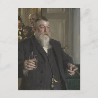 Ein Toast in der Idun-Gesellschaft von Anders Zorn Postkarte