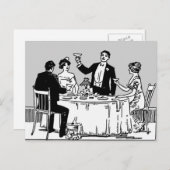 Ein Toast Postkarte (Vorne/Hinten)