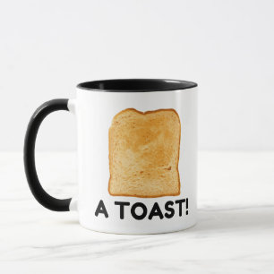 Ein Toast Tasse
