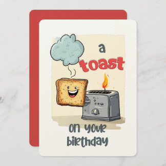 Ein Toast zu dir am Geburtstag! | Ein Geburtstag Einladung