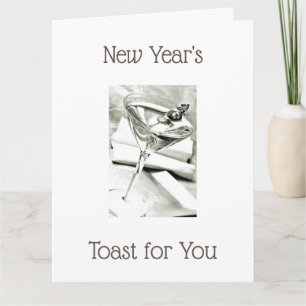 EIN TOAST ZU "NEUEN ANFÄNGEN" IN IHREM LEBEN KARTE