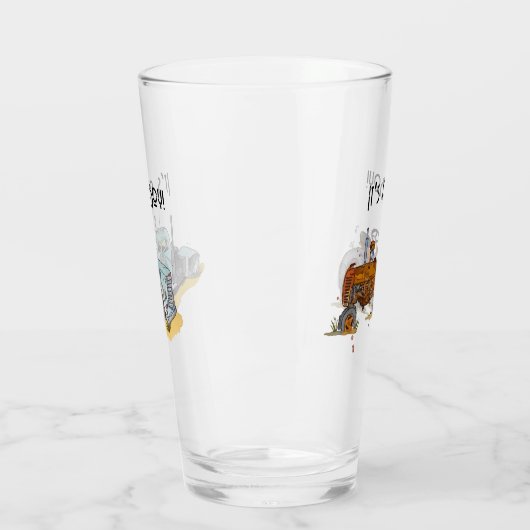 Ein Toast zu unserem kleinen Fahrer Glas (Links)