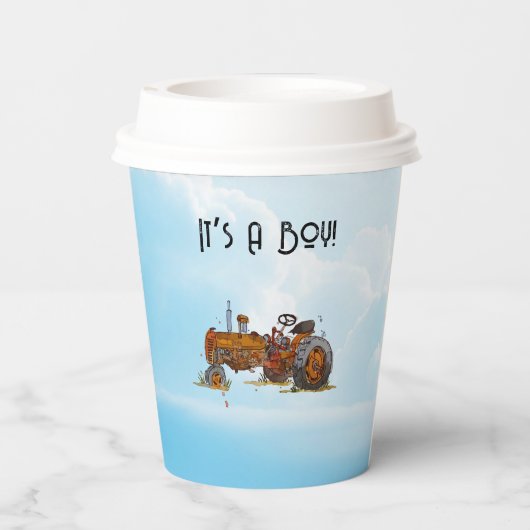 Ein Toast zu unserem kleinen Fahrer Pappbecher (Rückseite)