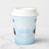 Ein Toast zu unserem kleinen Fahrer Pappbecher (Rechts)