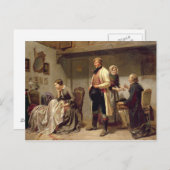 Ein Toast zum verlobten Paar Postkarte (Vorne/Hinten)